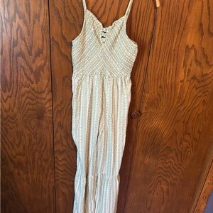 Sincerely Jules Green and White Textured Top